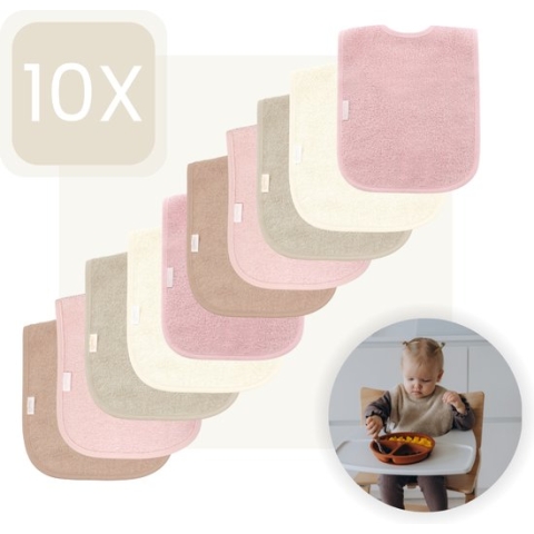 Funnies Slabben 10-Pack Roze Tinten | Blush | Ecru | Cream | Roze | Pink Stone