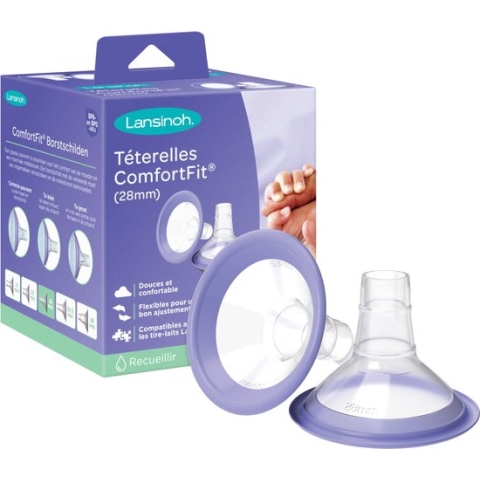 Lansinoh - Borstschild - Comfort Fit - 28 mm - 2 stuks