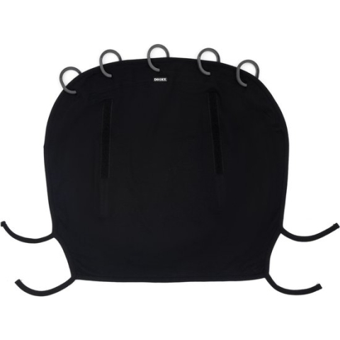 Dooky Universal Cover Zonnescherm Kinderwagen - Uni Zwart