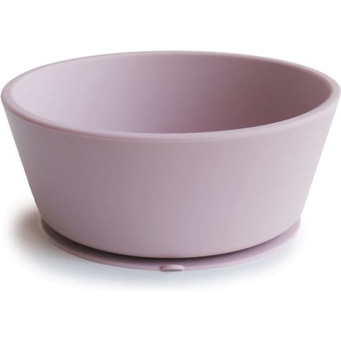 Mushie - Siliconen Kom met Zuignap - Borden & kommen - Soft Lilac