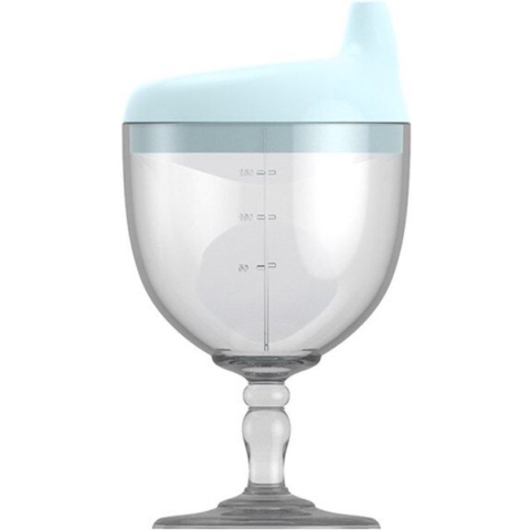 Baby Beker - Party Cup - Baby Plastic Beker met deksel -  Feestbeker - 150ML - Blauw