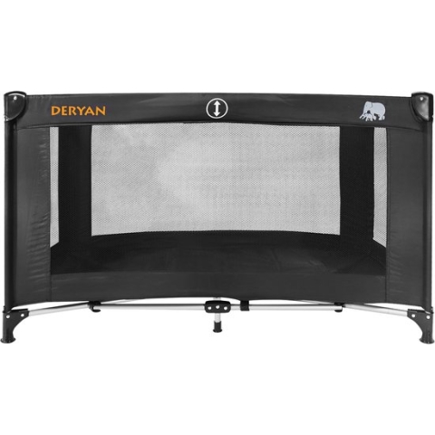 Deryan Believer Campingbedje - 120x60cm - Zwart