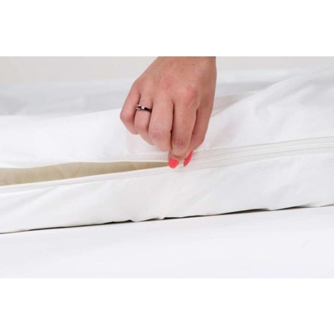 Briljant Care Evolon matrasbeschermer - Wit - Ledikant - 60 x 120 + 15 cm