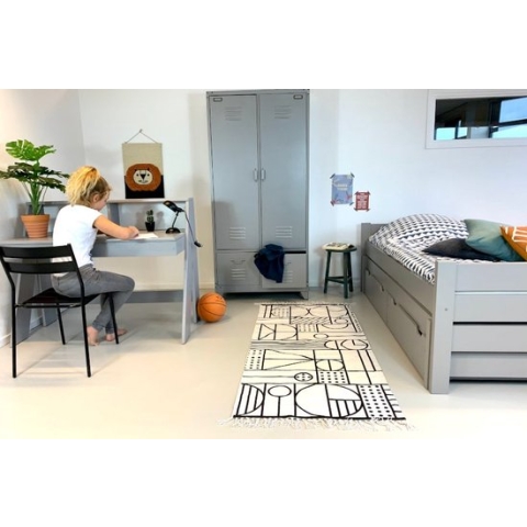 Rockwood® Kinderkamer Combi Grey inclusief montage met lattenbodem