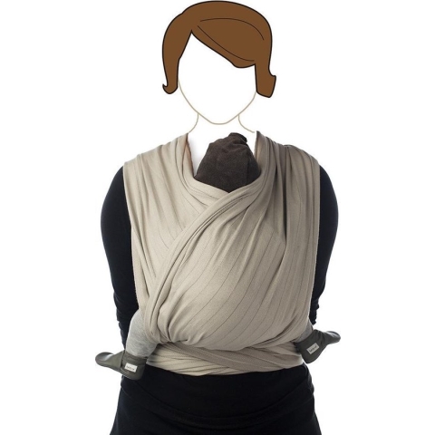 Babylonia draagdoek - BB-SLEN - Warm Taupe - 460 cm