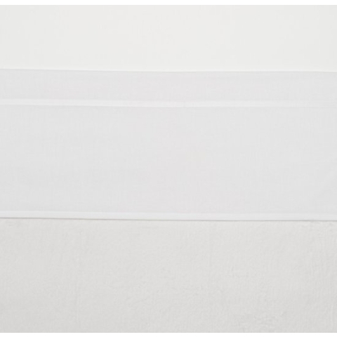Meyco Baby Bies ledikant laken - white - 100x150cm