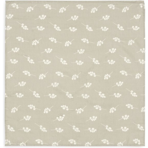 Jollein Hydrofiele Doek Small 70x70cm Twig - Olive Green - 3 Stuks