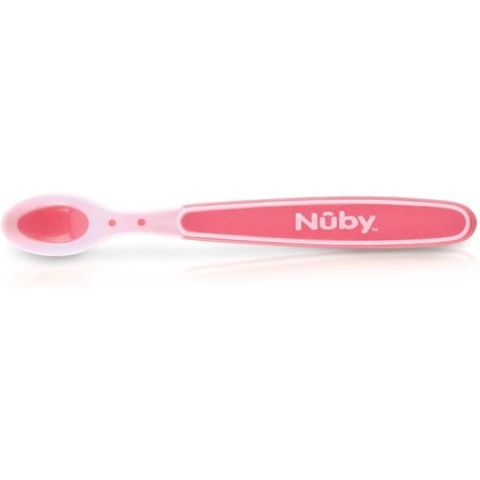 Nûby - Warmtegevoelige Lepels - 3 stuks - Roze - 3m+