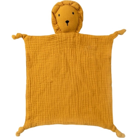 Knuffeldoekje Leeuw | Okergeel | Katoen | Hydrofiel | Baby | Kind