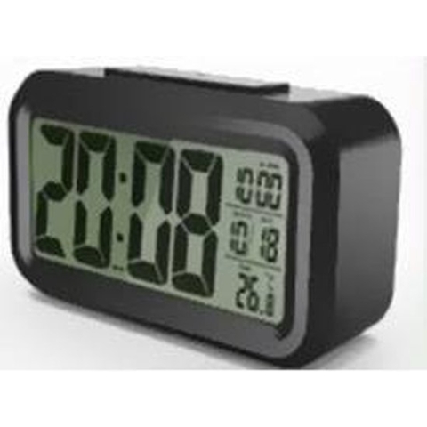 Mebus 42435 Wekker Quartz Zwart