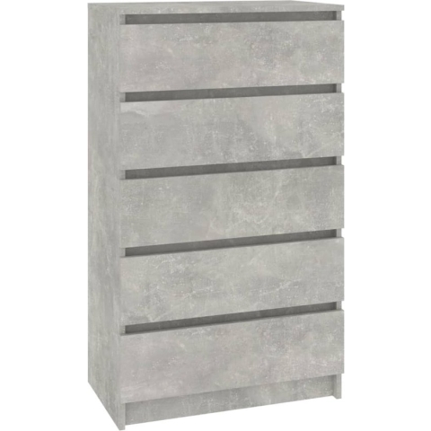 vidaXL-Ladekast-60x36x103-cm-bewerkt-hout-betongrijs