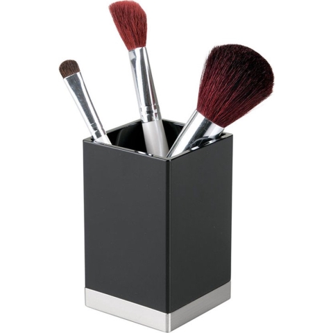 iDesign Bureau pennenbakje zilver en zwart - 41187EU - Decoratief