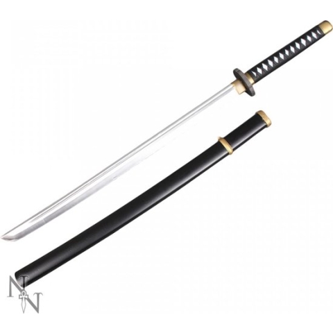 Nemesis Now - Samurai & Ninja's - Katana met Handvat en Katanahoes - Zwart en Wit - 99cm