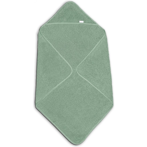Funnies Badcape | Stone green | 100×100 cm | 100% Katoen | Badstof