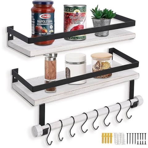 Wall rack, shelves, spice rack, modern wall decoration, bookcase,