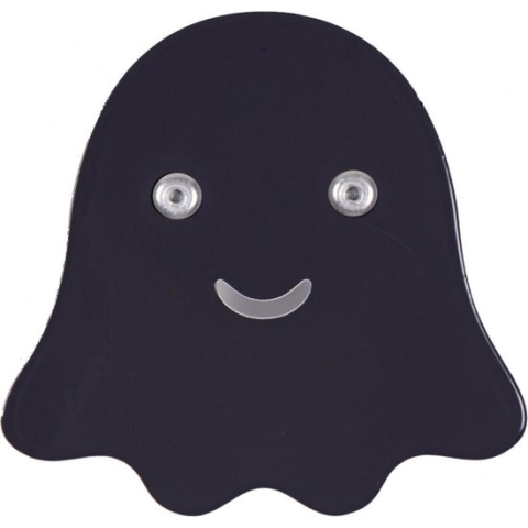 Roommate Muurhaak Spook Zwart 9,5 X 8,6 Cm