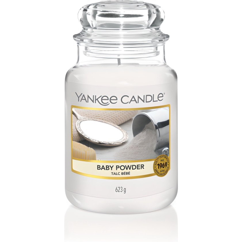 Yankee Candle Large Jar Geurkaars - Baby Powder