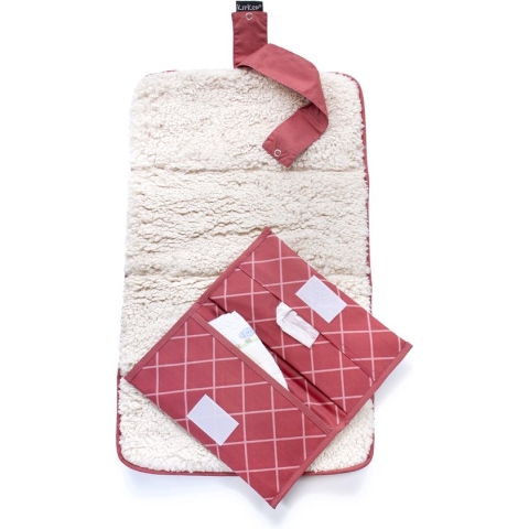 KipKep Napper Combi Verschoningsset - Dusty Clay (Teddy)