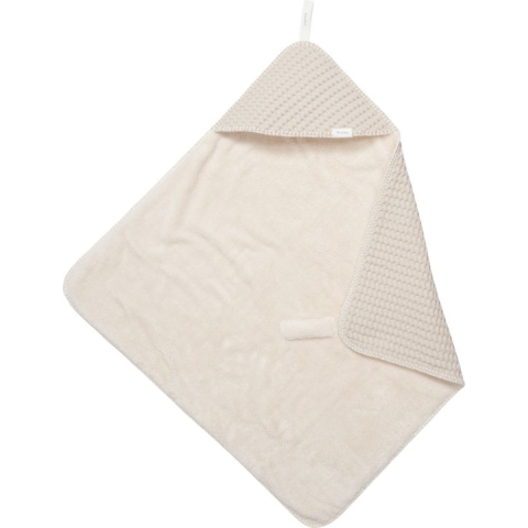 Koeka baby omslagdoek wafel/teddy Oslo - zand