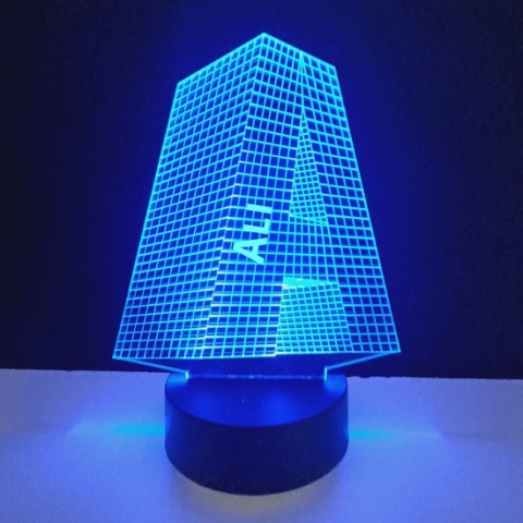 3D LED Lamp - Letter Met Naam - Ali