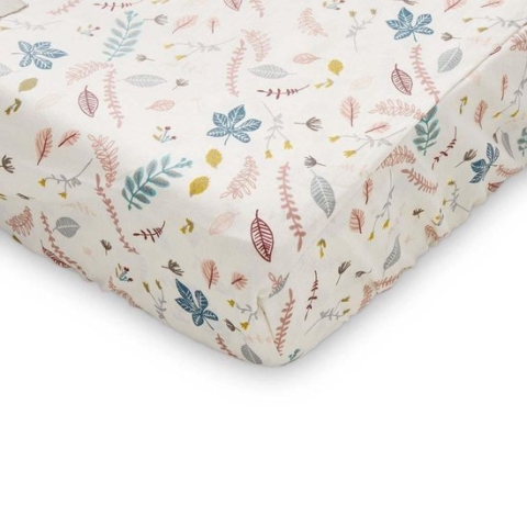 CamCam aankleedkussenhoes pressed leaves roze