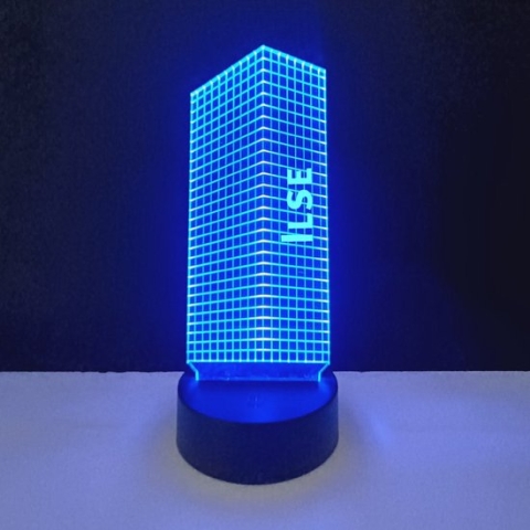 3D LED Lamp - Letter Met Naam - Ilse