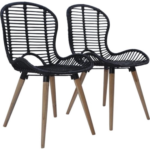 vidaXL-Eetkamerstoelen-2-st-natuurlijk-rattan-zwart