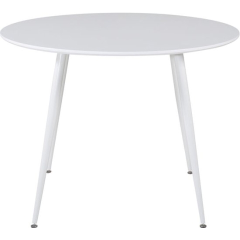 Plaza eetkamertafel Ø100cm wit.