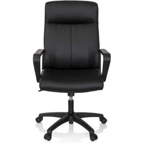 hjh OFFICE Lisso - Professionele directiestoel - Zwart - Kunstleder