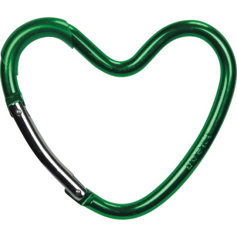 Universal Hook Tassenhaak Hartvorm Groen