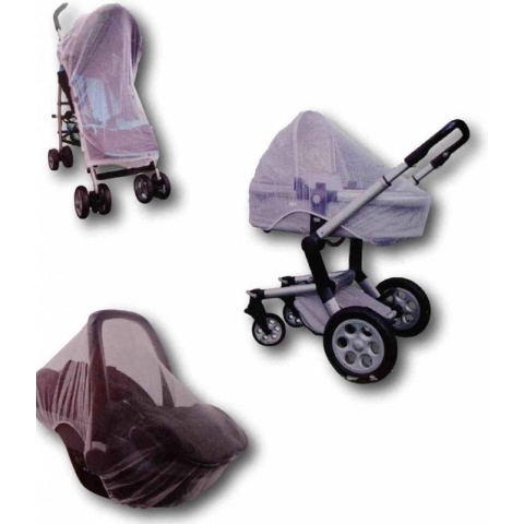 Anti muggennet - Klamboe voor kinderwagen