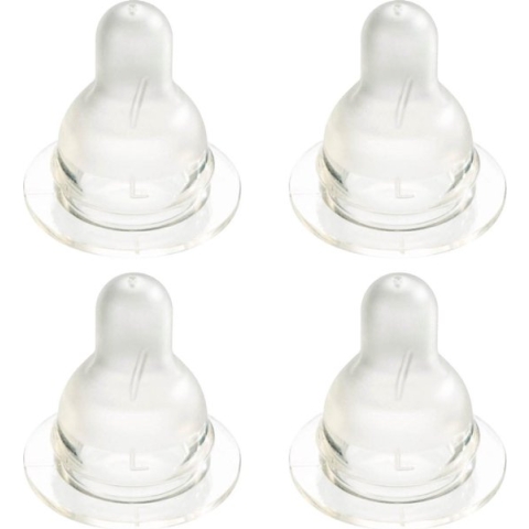 Difrax Flessenspeen Natural - Large - 4 stuks