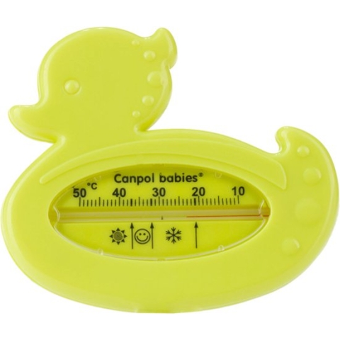 Canpol Babies Babybadthermometer- gele eend Geel