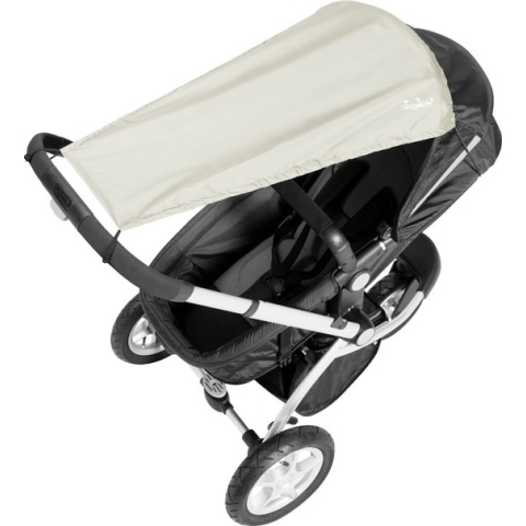 Playshoes UV zonnescherm Kinderwagen - Lichtgrijs - Maat Onesize