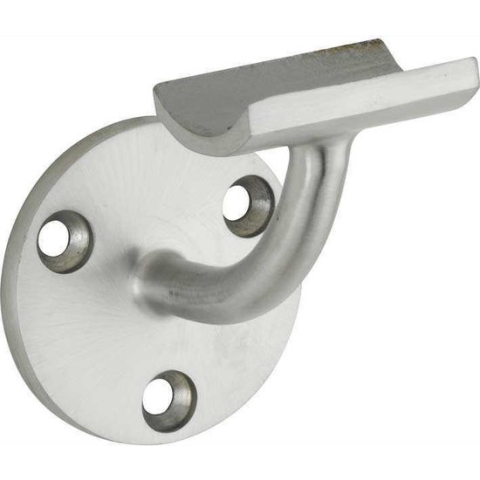 Leuninghouder hol opschroevend 38,1mm rvs mat