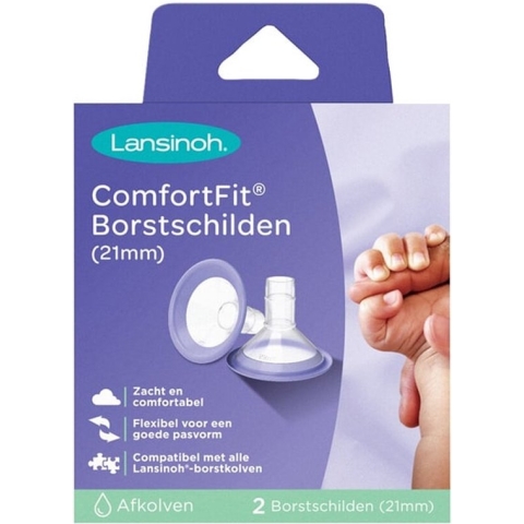 Lansinoh - Borstschild - Comfort Fit - 21 mm - 2 stuks