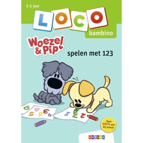 Loco Bambino Woezel en Pip, spelen met 123. 3+
