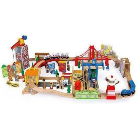 small foot - Wooden Railway "Port"