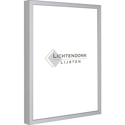 Aluminium Wissellijst 60 x 70 Mat Zilver - Ontspiegeld Acrylite - Salerno