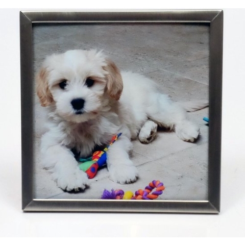 AL - Mat Zilver - Fotolijst - Strak - 13 x 13 cm