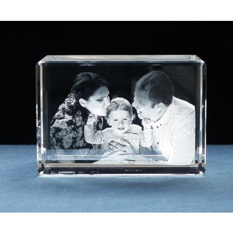 Foto in Glas - 3D Blok XL