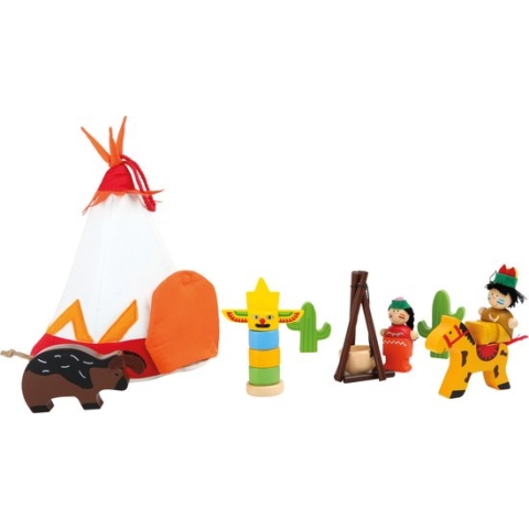 Small Foot Indianen Spelset