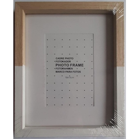 Fotolijst Hout Frame 21x26 Foto 10x15cm