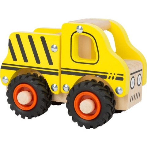 Small Foot Bouw Voertuig Geel 13 X 7 X 10 Cm