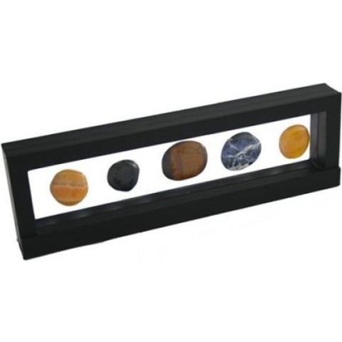 SAFE Zweefraam - 26,5 x 6 cm - zwart - 3D floating frame met magneetsluiting