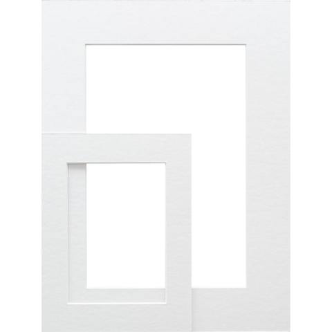 Deknudt Frames passe-partout - wit - foto 9x13 - buitenformaat 13x18