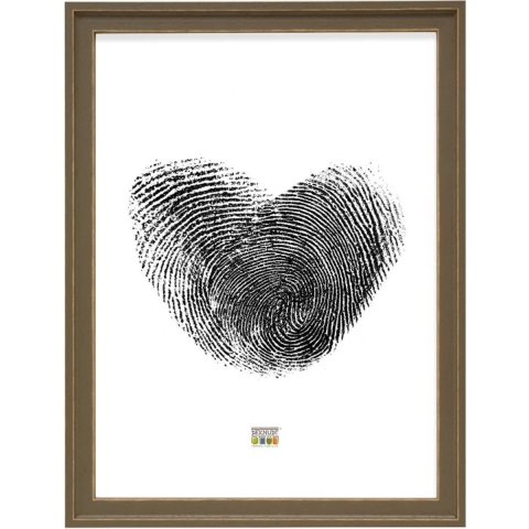 Deknudt Frames fotolijst S45ES7 - bruin handgeschilderd - 40x50 cm