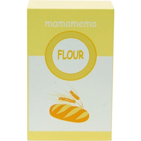 Mamamemo Pak Bloem 10 Cm Hout Geel/wit