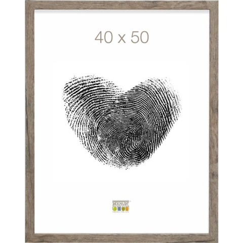 Deknudt Frames fotolijst S45RH7 - grijs-beige - hout - 40x50 cm