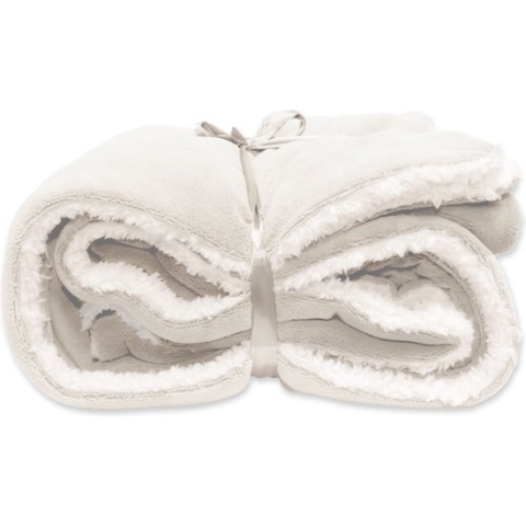 Unique Living Lars - Fleece - Plaid - 150x200 cm - Dove White